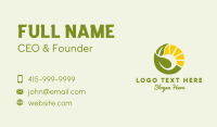 Sun Farm Agriculture Business Card Image Preview