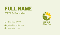 Sun Farm Agriculture Business Card Image Preview