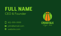 Eco Basketball Nature Business Card Image Preview