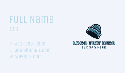 Beanie Fashion Hat Business Card Image Preview