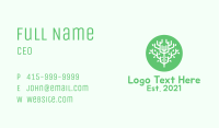 Symmetrical Tree Business Card Image Preview