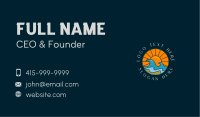 Sun Beach Wave Business Card Image Preview