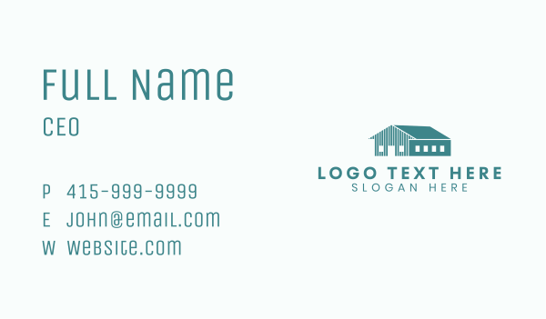 Storage House Facility  Business Card Design Image Preview