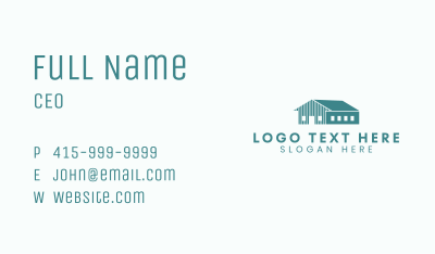 Storage House Facility  Business Card Image Preview