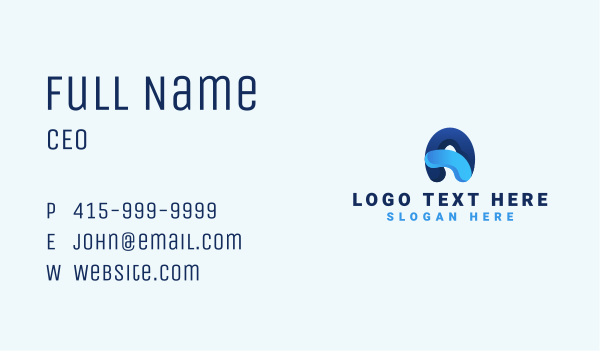 Creative Advertising Tech Letter A Business Card Design Image Preview