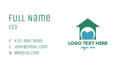 Green Tooth House Business Card