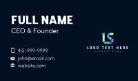 Modern Number 15 Business Card Preview