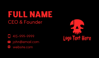 Death Note Skull Business Card Preview