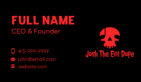 Death Note Skull Business Card Image Preview