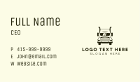 Trailer Truck Shipping Cargo  Business Card Image Preview