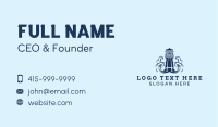 Coastal Ocean Lighthouse Business Card Image Preview
