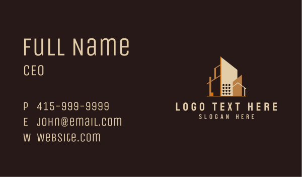 Office Estate Building Business Card Design Image Preview