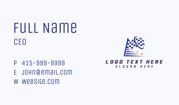 Racing Flag Motorsport Business Card Design Image Preview