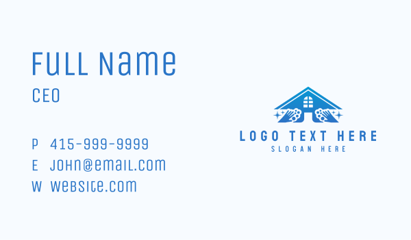 House Estate Cleaning Business Card Design Image Preview