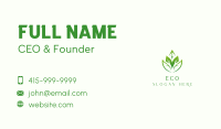 Eco leaves Farming Business Card Image Preview