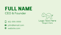 Happy Turtle Cartoon Business Card Image Preview