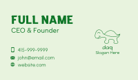 Happy Turtle Cartoon Business Card Image Preview