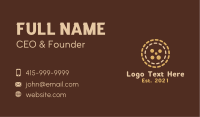 Brown Pastry Cookie  Business Card Image Preview