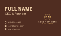 Brown Pastry Cookie  Business Card Preview