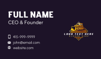 Bulldozer Equipment Construction Business Card Preview