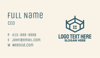 Blue Geometric Room Business Card Image Preview