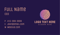 Wavy Sphere Delivery Logistics Business Card Image Preview