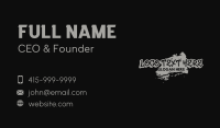 Graffiti Paint Wordmark Business Card Image Preview