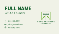 Rake Tool Gardening Business Card Image Preview