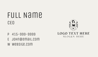 Fashion Lingerie Boutique Business Card Image Preview