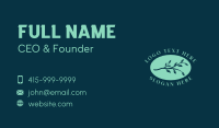 Organic Herbal Plant Business Card Image Preview