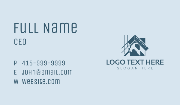Home Architecture Builder Business Card Design Image Preview