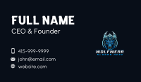 Gaming Dragon Head Business Card Image Preview
