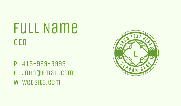 Generic Rustic Emblem Business Card Design Image Preview