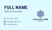 Indian Complex Pattern Business Card Design