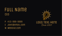 Light Bulb Fixture  Business Card Image Preview