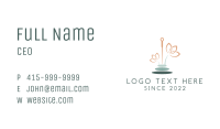 Floral Acupuncture Wellness  Business Card Image Preview