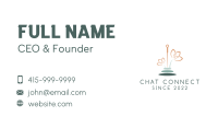 Floral Acupuncture Wellness  Business Card Image Preview