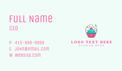 Cookie Cupcake Dessert Business Card Image Preview