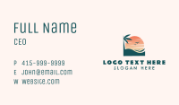 Sunset Beach Island Business Card Image Preview