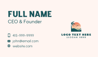 Sunset Beach Island Business Card Image Preview