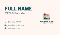 Sunset Beach Island Business Card Image Preview