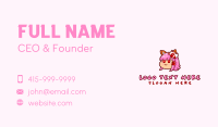 Girl Anime Manga Business Card Design