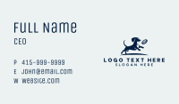 Puppy Dog Frisbee Business Card Image Preview
