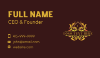 Elegant Floral Boutique Business Card Preview