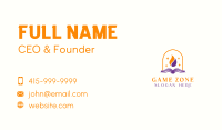 Flame Book Library Business Card Image Preview