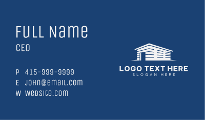 Warehouse Logistics Distribution Business Card Image Preview