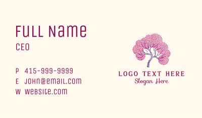 Elegant Natural Tree Business Card Image Preview