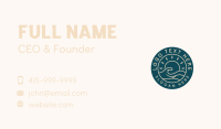 Ocean Tide Waves Business Card Design