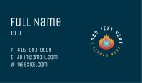 Snowflake Ice Fire Business Card Image Preview