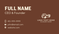 Vintage Farm Truck Business Card Image Preview